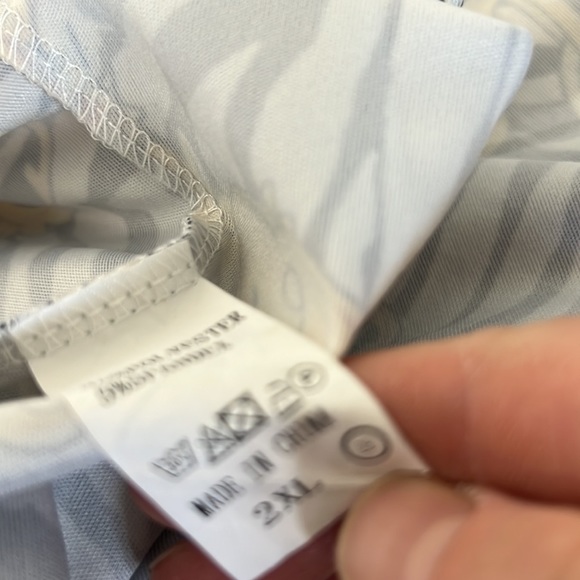 NWOT Zebra Chain Gold  Print Cut Out Halter Maxi Mermaid Dress sz 2XL - Picture 9 of 9